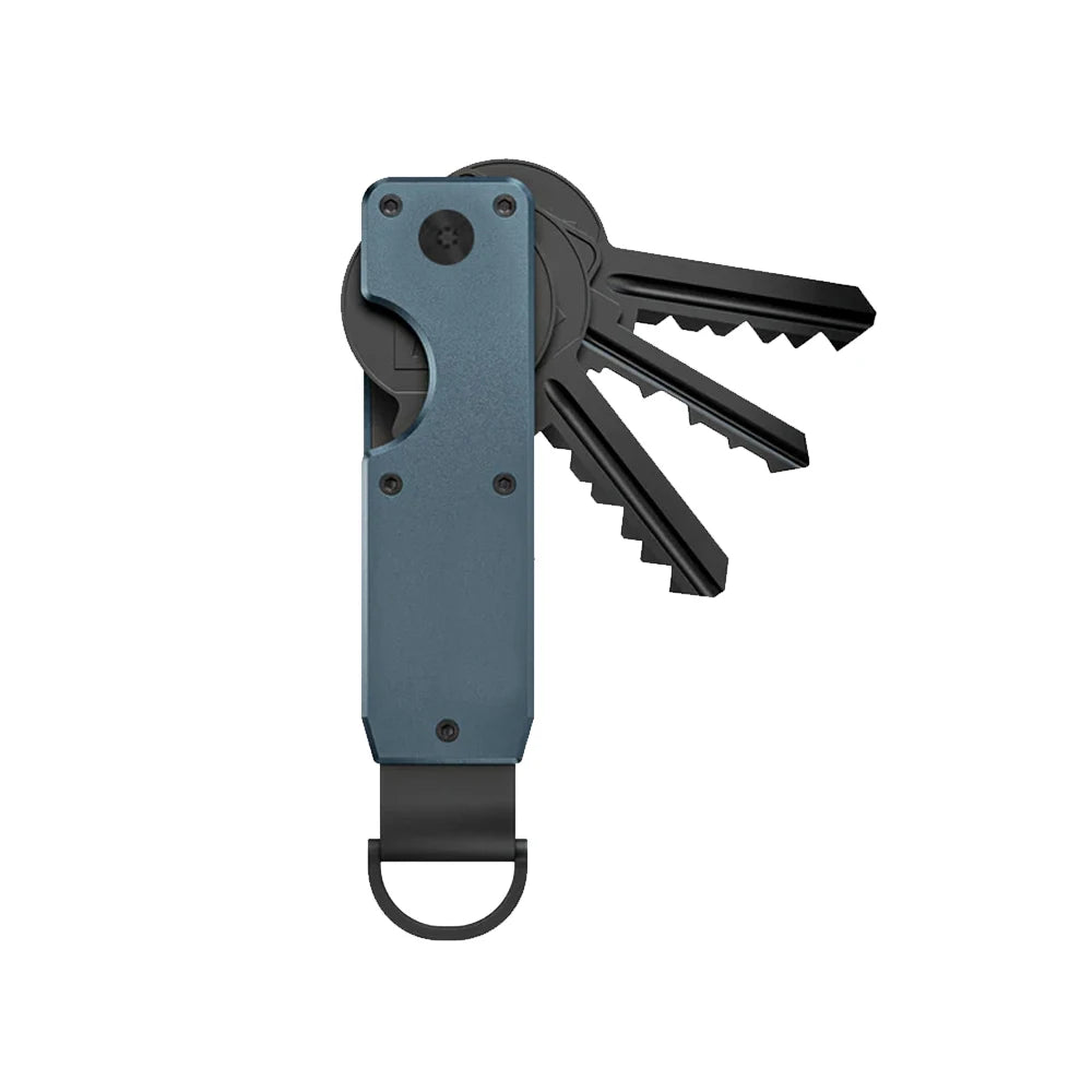 Key Organizer Compact Holder Metal Key Chain Minimalist Key Case Holder for Keychain Secures 1-5 Keys