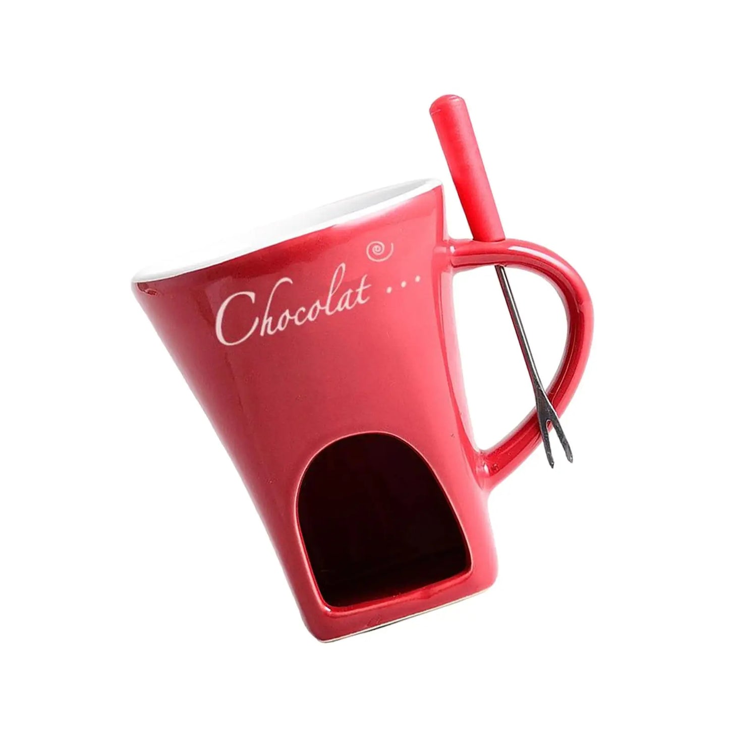 Fondue Mug Cheese Cookware Chocolate Melter Butter Melt Pot 130Ml Fondue Warmer Mug for Anniversary Birthday Kitchen Dinner Home