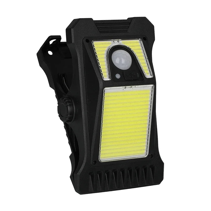 Solar Light with Motion Sensor Warm Light Modes Clip-On Design IPX4 Waterproof Easy Installation for Outdoor Decor Solar Light