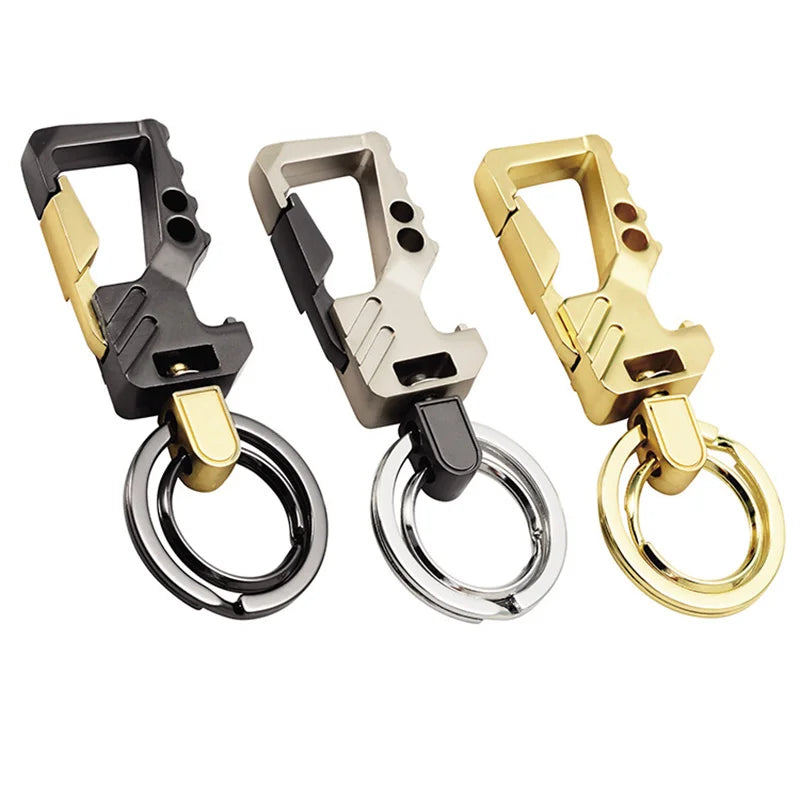 Heavy Duty Keychain Bottle Opener Carabiner Car Key Chains for Men and Women Beer Opening Keyholders Metal Key Ring Hanging Tool