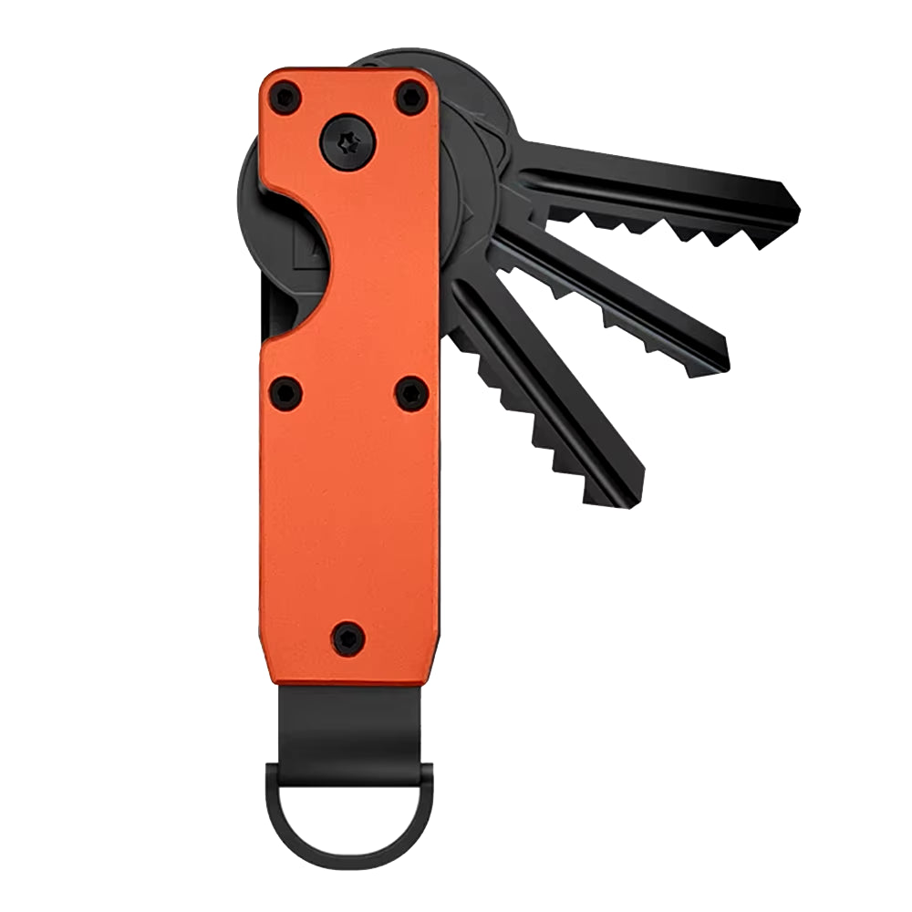 Key Organizer Compact Holder Metal Key Chain Minimalist Key Case Holder for Keychain Secures 1-5 Keys