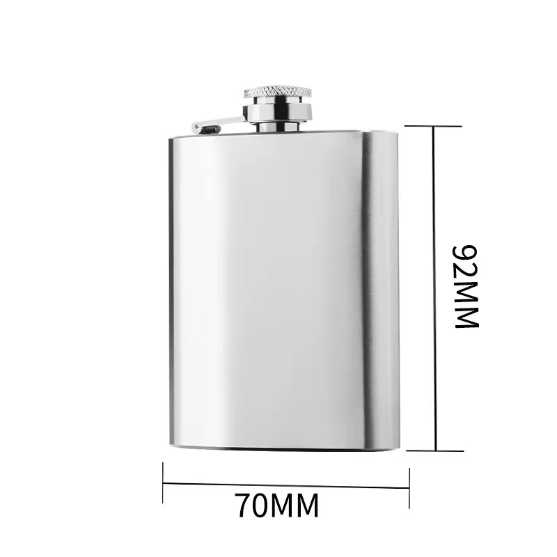 2 4 6 8 10 OZ Hip Flask for Liquor for Men Leakproof Drinking Flask with Funnel Stainless Steel Set Camping Pocket Flask Lase