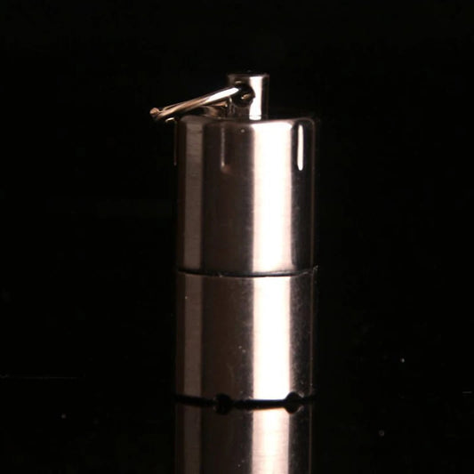 Isqueiro Vintage Stainless Steel Lighter Criativos Antique Mini Kerosene Lighter Capsule Portable Bronze Llavero Encendor