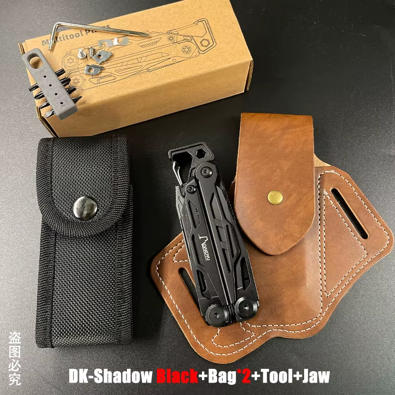 New 2024  Folding Multi Functional Tool Pliers Multi Functional Combination Tool Pliers EDC Outdoor Equipment Swiss Tools