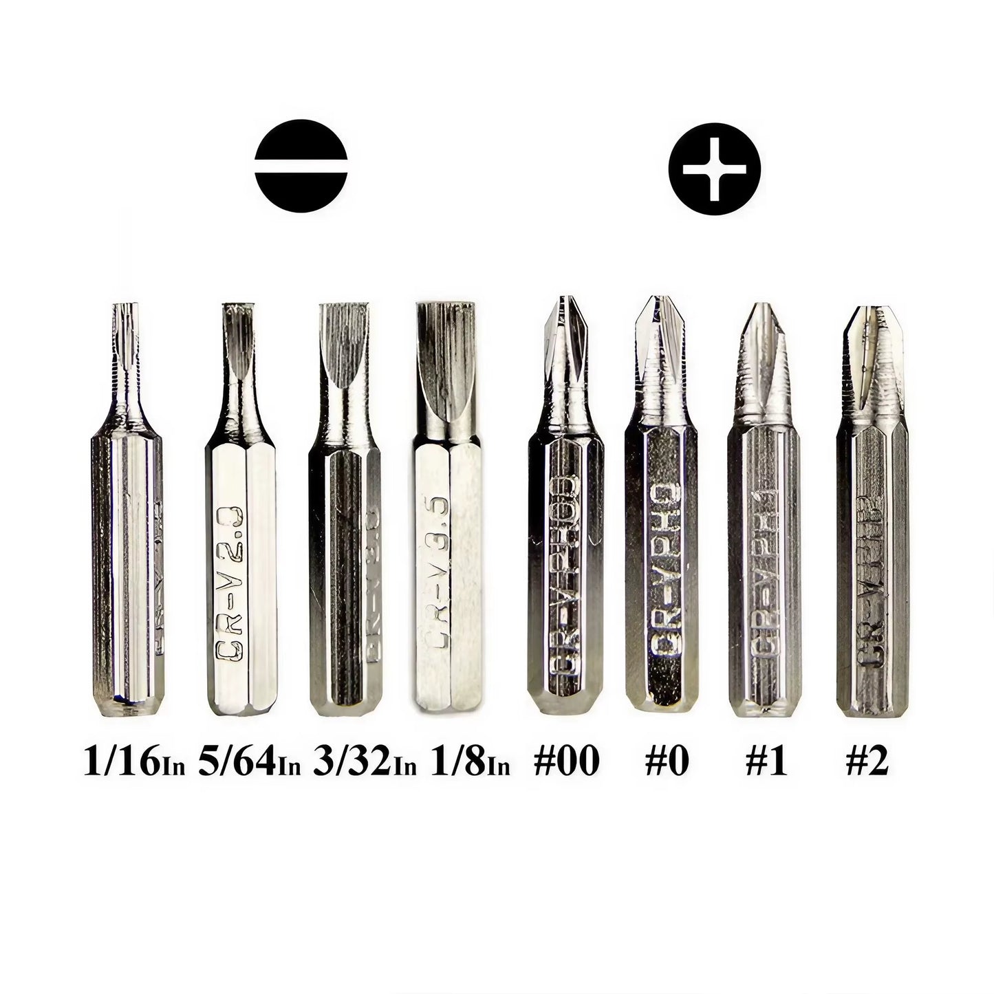8 in 1 Mini Screwdriver Set - Magnetic Small Screwdrivers Pen for Precision Repair, Compact EDC Tools