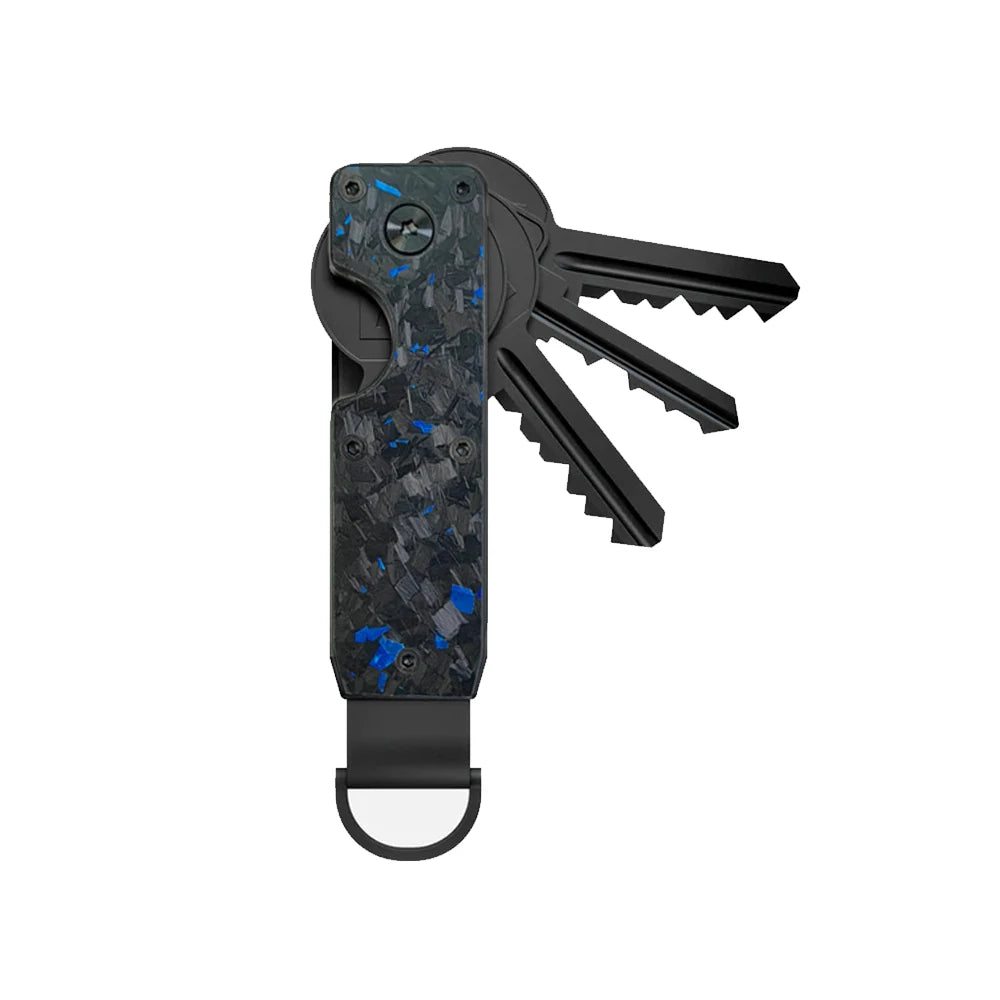 Key Organizer Compact Holder Metal Key Chain Minimalist Key Case Holder for Keychain Secures 1-5 Keys