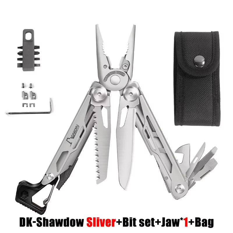 New 2024  Folding Multi Functional Tool Pliers Multi Functional Combination Tool Pliers EDC Outdoor Equipment Swiss Tools