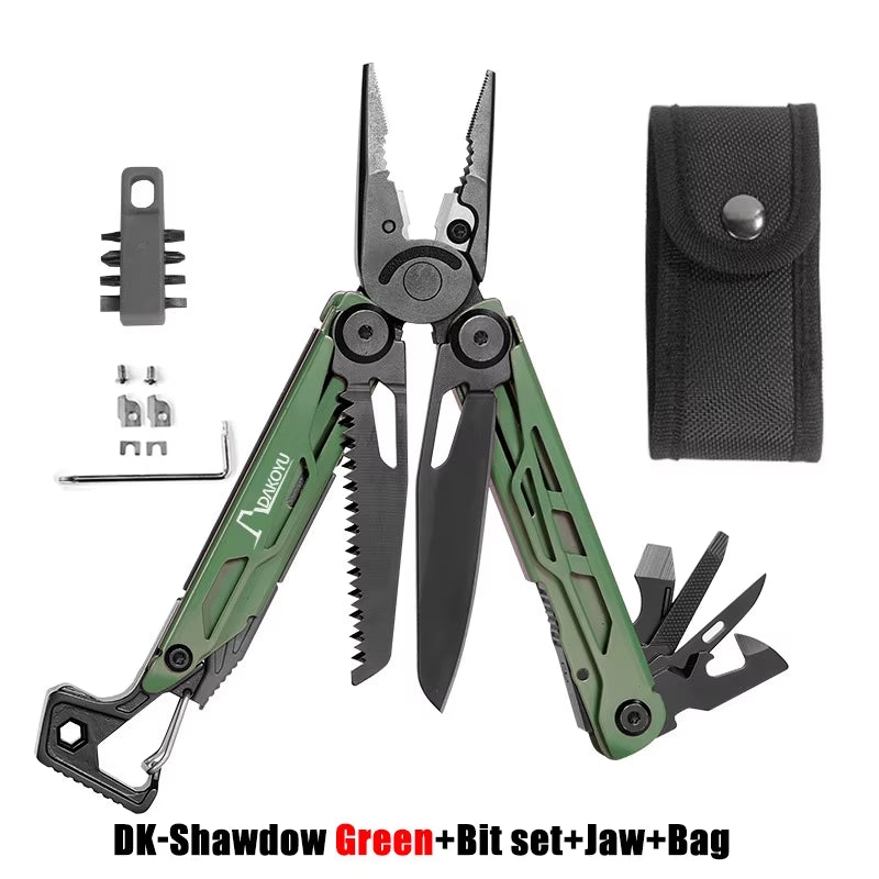 New 2024  Folding Multi Functional Tool Pliers Multi Functional Combination Tool Pliers EDC Outdoor Equipment Swiss Tools