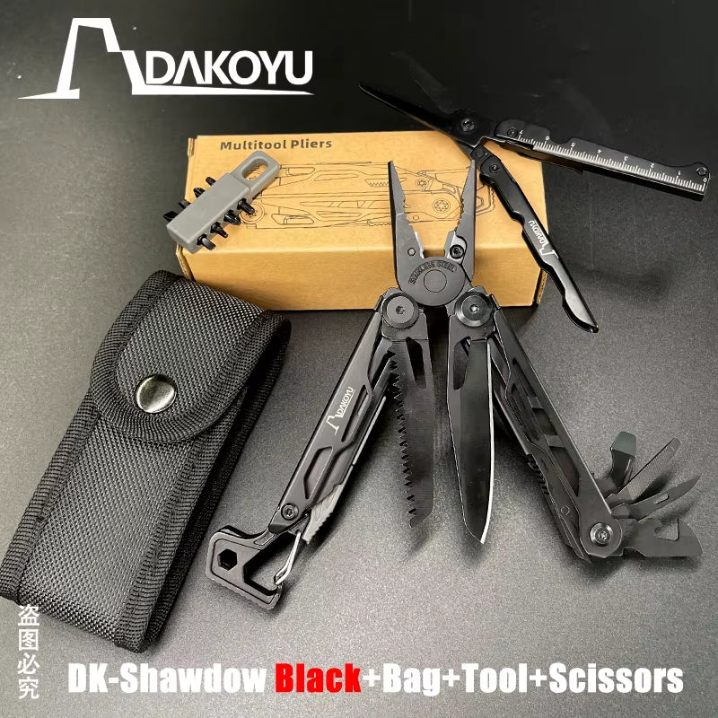 New 2024  Folding Multi Functional Tool Pliers Multi Functional Combination Tool Pliers EDC Outdoor Equipment Swiss Tools