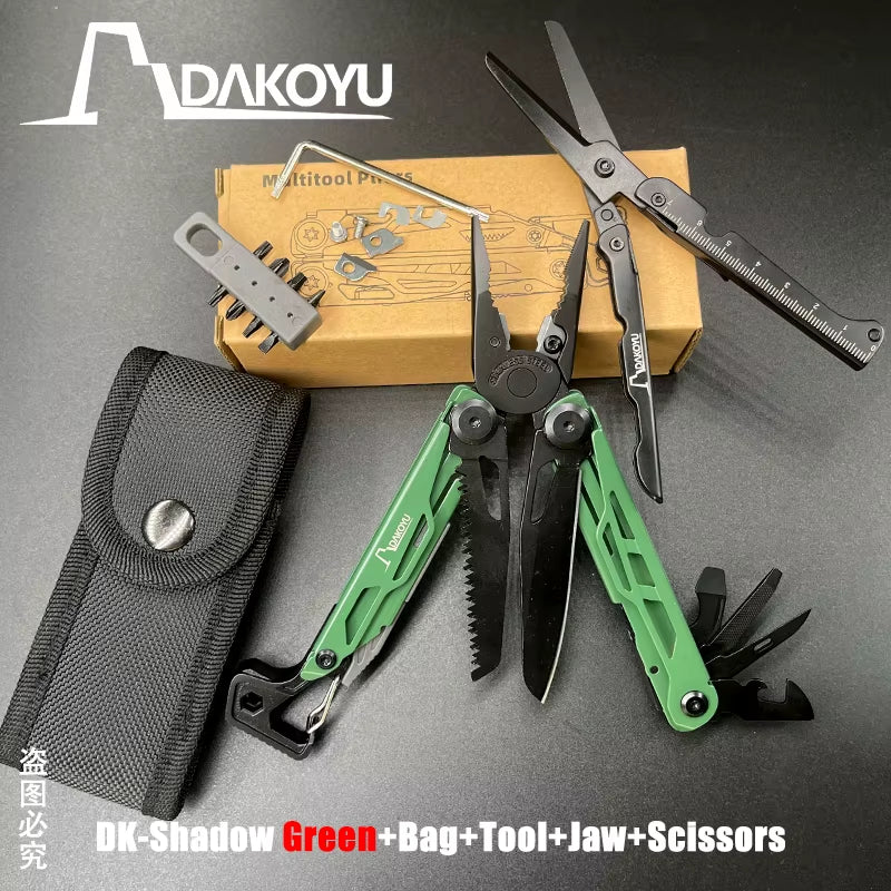 New 2024  Folding Multi Functional Tool Pliers Multi Functional Combination Tool Pliers EDC Outdoor Equipment Swiss Tools