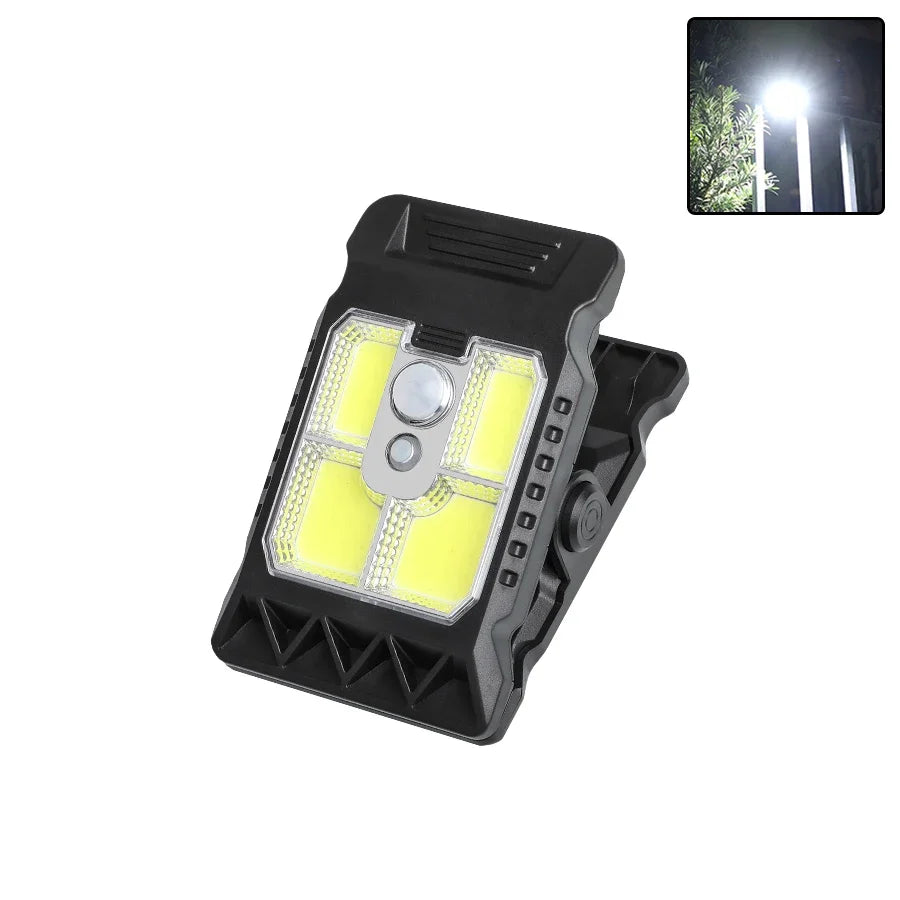 Solar Light with Motion Sensor Warm Light Modes Clip-On Design IPX4 Waterproof Easy Installation for Outdoor Decor Solar Light