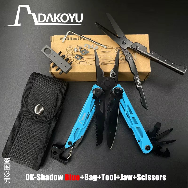 New 2024  Folding Multi Functional Tool Pliers Multi Functional Combination Tool Pliers EDC Outdoor Equipment Swiss Tools