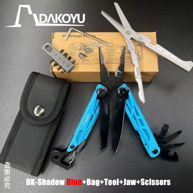 New 2024  Folding Multi Functional Tool Pliers Multi Functional Combination Tool Pliers EDC Outdoor Equipment Swiss Tools