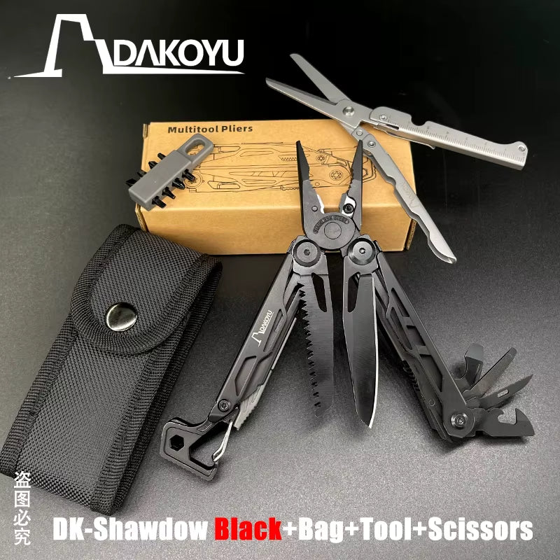 New 2024  Folding Multi Functional Tool Pliers Multi Functional Combination Tool Pliers EDC Outdoor Equipment Swiss Tools
