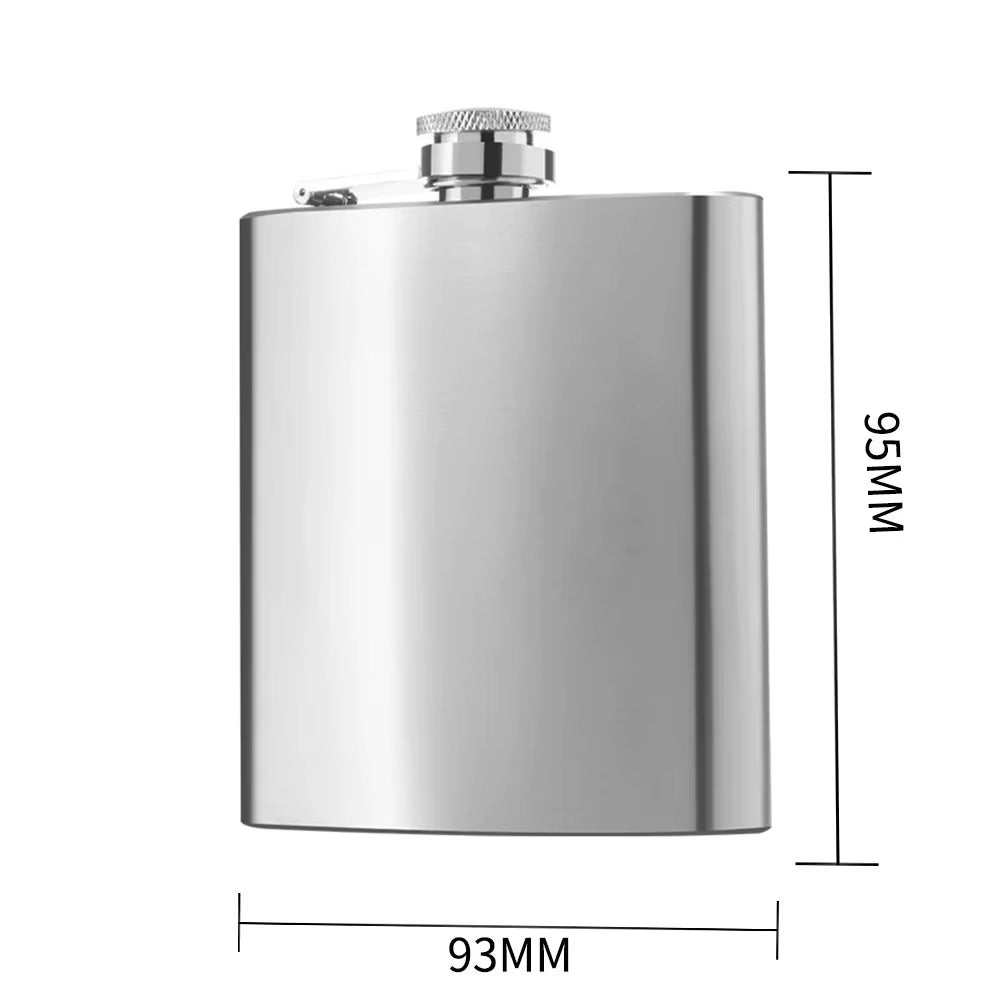 2 4 6 8 10 OZ Hip Flask for Liquor for Men Leakproof Drinking Flask with Funnel Stainless Steel Set Camping Pocket Flask Lase