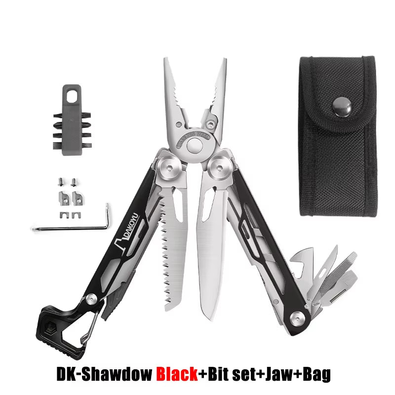 New 2024  Folding Multi Functional Tool Pliers Multi Functional Combination Tool Pliers EDC Outdoor Equipment Swiss Tools