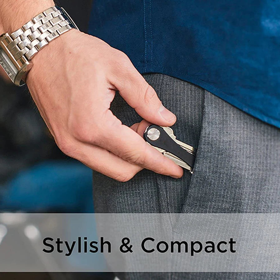 Dropshipping EDC Smart Keys Holder Wallet Door Keys Holder Metal Keychain for Car Keys Pocket Tools Metal Compact Key Organizers