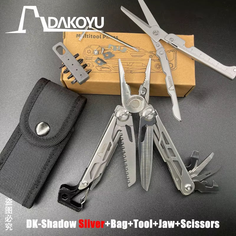New 2024  Folding Multi Functional Tool Pliers Multi Functional Combination Tool Pliers EDC Outdoor Equipment Swiss Tools