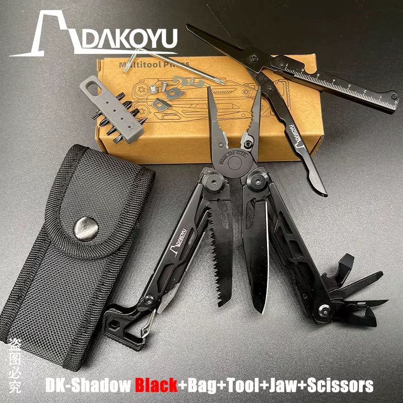 New 2024  Folding Multi Functional Tool Pliers Multi Functional Combination Tool Pliers EDC Outdoor Equipment Swiss Tools
