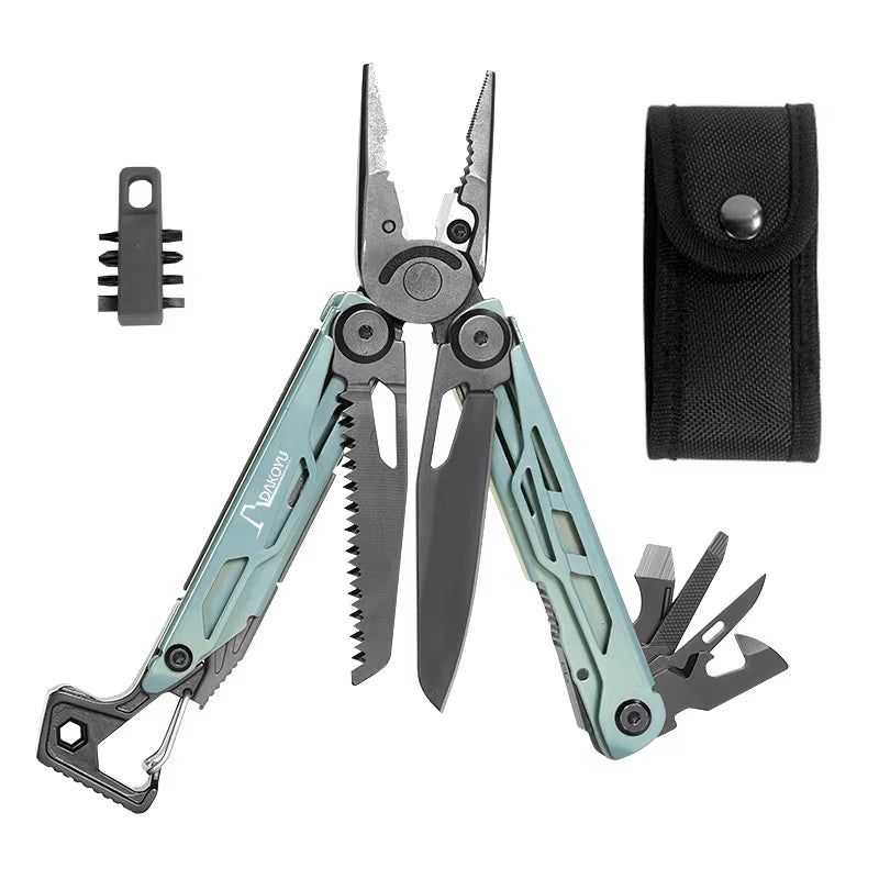 New 2024  Folding Multi Functional Tool Pliers Multi Functional Combination Tool Pliers EDC Outdoor Equipment Swiss Tools