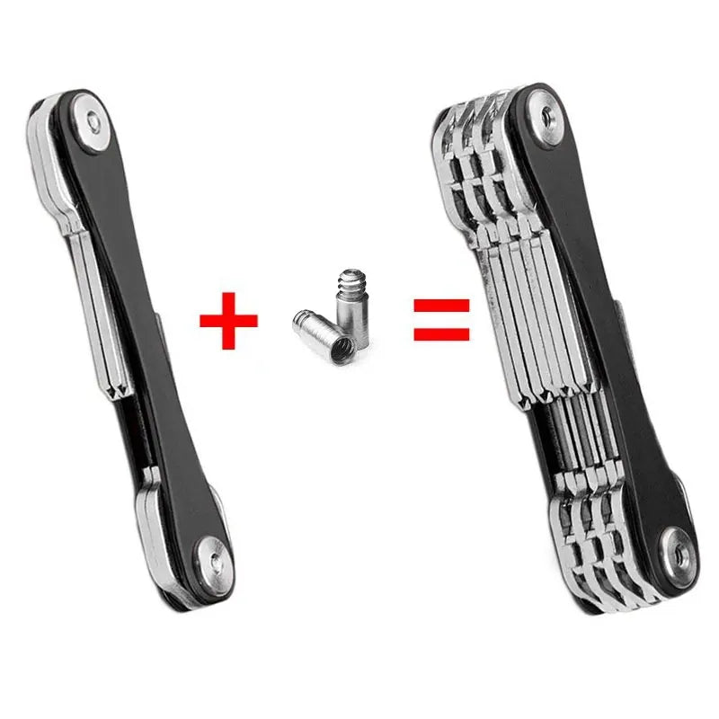 Dropshipping EDC Smart Keys Holder Wallet Door Keys Holder Metal Keychain for Car Keys Pocket Tools Metal Compact Key Organizers