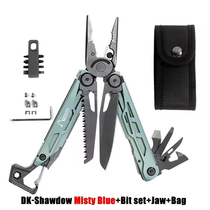 New 2024  Folding Multi Functional Tool Pliers Multi Functional Combination Tool Pliers EDC Outdoor Equipment Swiss Tools