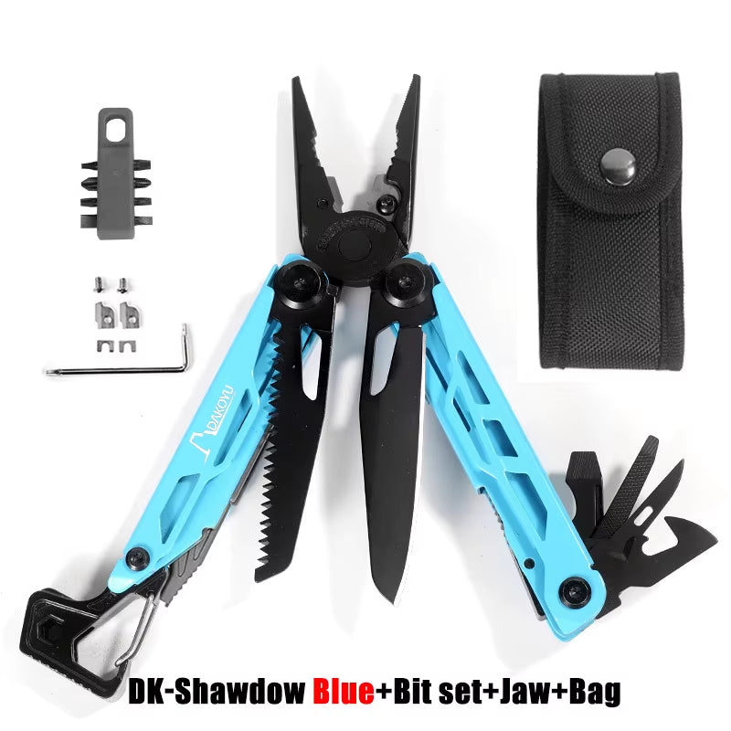 New 2024  Folding Multi Functional Tool Pliers Multi Functional Combination Tool Pliers EDC Outdoor Equipment Swiss Tools