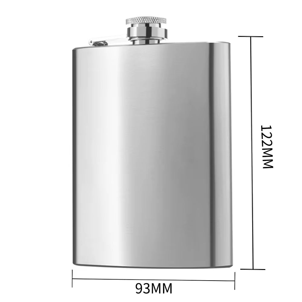 2 4 6 8 10 OZ Hip Flask for Liquor for Men Leakproof Drinking Flask with Funnel Stainless Steel Set Camping Pocket Flask Lase