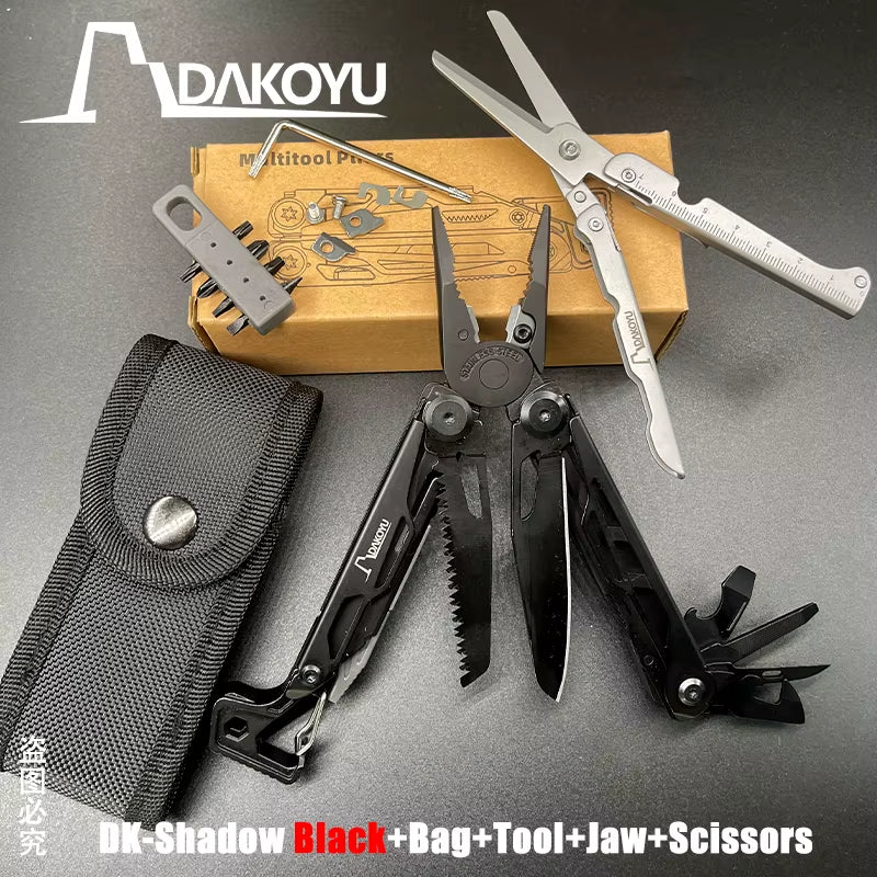 New 2024  Folding Multi Functional Tool Pliers Multi Functional Combination Tool Pliers EDC Outdoor Equipment Swiss Tools