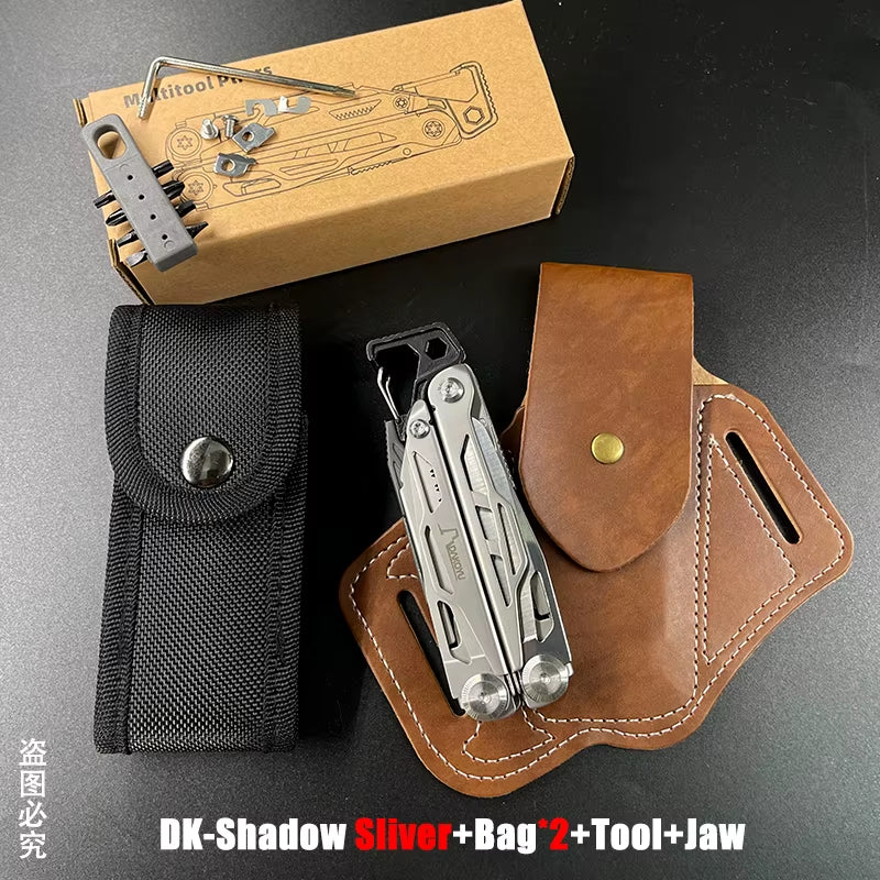 New 2024  Folding Multi Functional Tool Pliers Multi Functional Combination Tool Pliers EDC Outdoor Equipment Swiss Tools