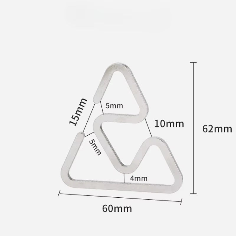1Pc Outdoor Stainless Steel Hooks Are Not Easy to Slide Ultra Light Multifunctional Lightweight Camping Accessories and Tools