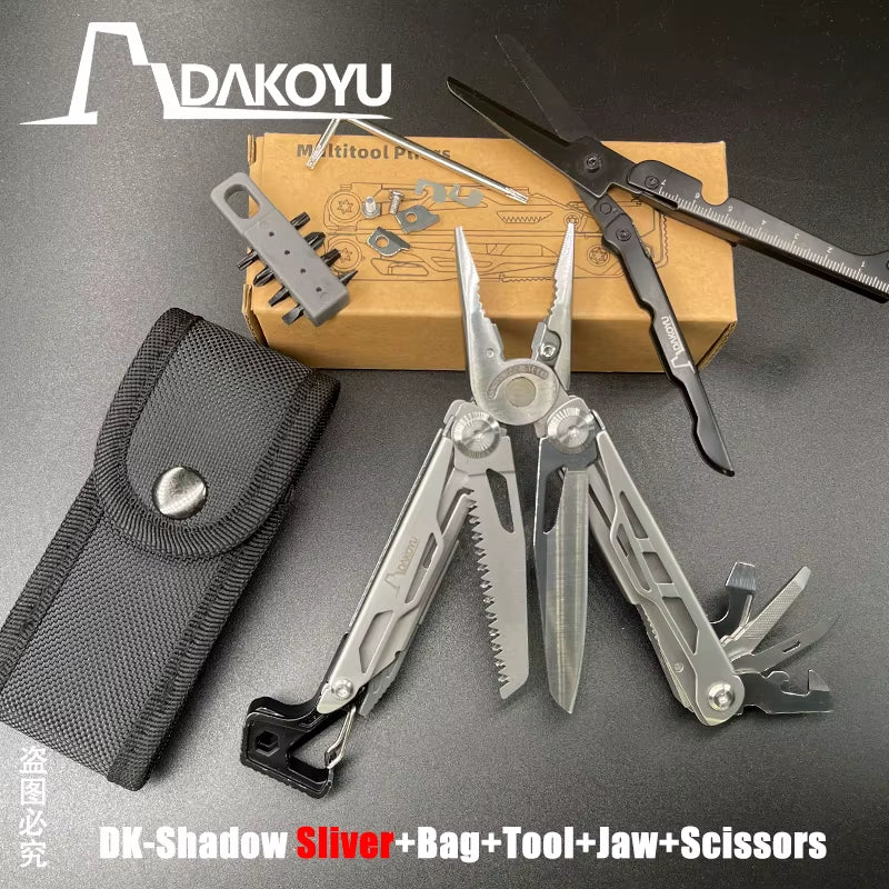 New 2024  Folding Multi Functional Tool Pliers Multi Functional Combination Tool Pliers EDC Outdoor Equipment Swiss Tools