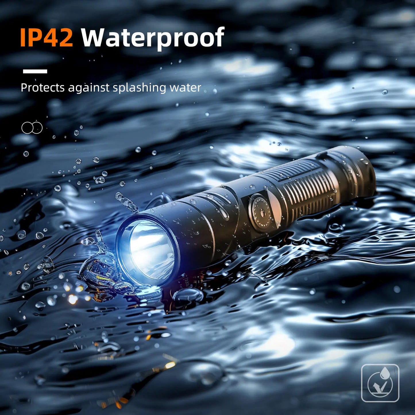 G19-S LED+COB Head Flashlight with Magnet Adjustable Base, USB Rechargeable Headlamp Work Light for Camping Fishing