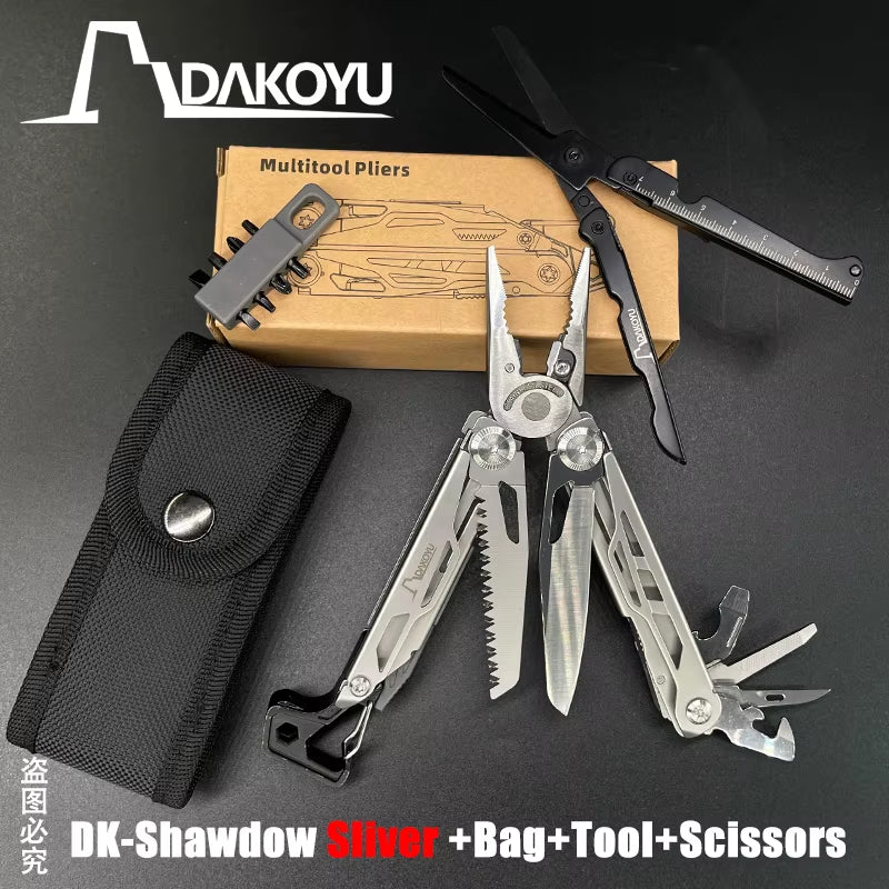 New 2024  Folding Multi Functional Tool Pliers Multi Functional Combination Tool Pliers EDC Outdoor Equipment Swiss Tools