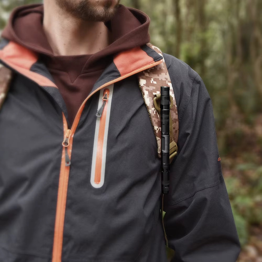 Multifunctional Ballpoint Pen with 100LM Flashlight Tactical Self-Defense Pen Fragile Window Breaker EDC Outdoor Survival Tool