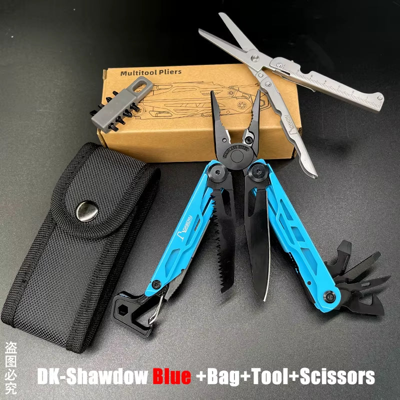 New 2024  Folding Multi Functional Tool Pliers Multi Functional Combination Tool Pliers EDC Outdoor Equipment Swiss Tools