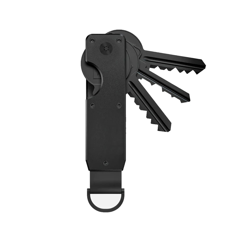 Key Organizer Compact Holder Metal Key Chain Minimalist Key Case Holder for Keychain Secures 1-5 Keys
