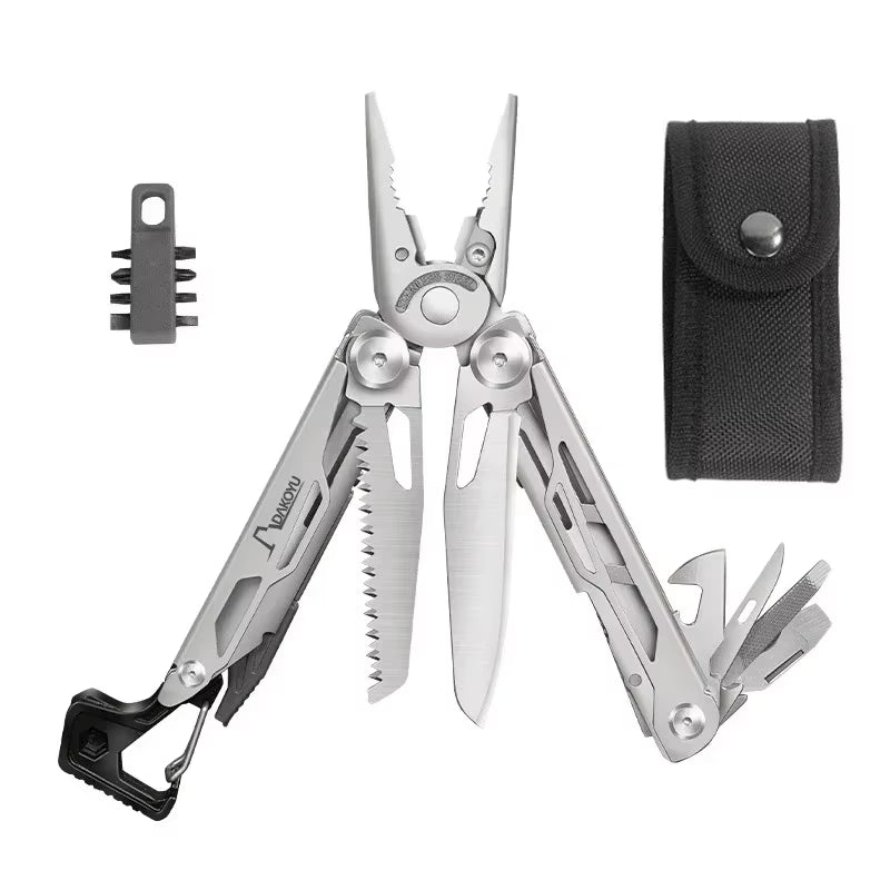New 2024  Folding Multi Functional Tool Pliers Multi Functional Combination Tool Pliers EDC Outdoor Equipment Swiss Tools