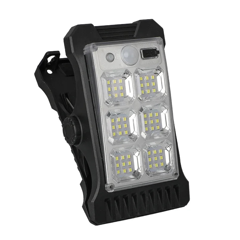Solar Light with Motion Sensor Warm Light Modes Clip-On Design IPX4 Waterproof Easy Installation for Outdoor Decor Solar Light