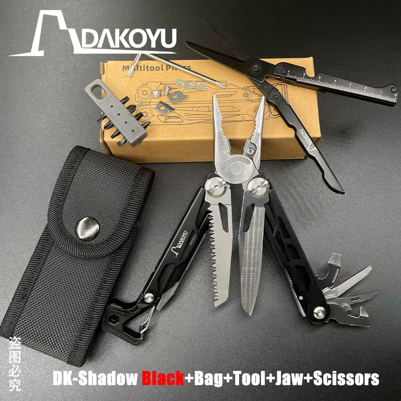 New 2024  Folding Multi Functional Tool Pliers Multi Functional Combination Tool Pliers EDC Outdoor Equipment Swiss Tools
