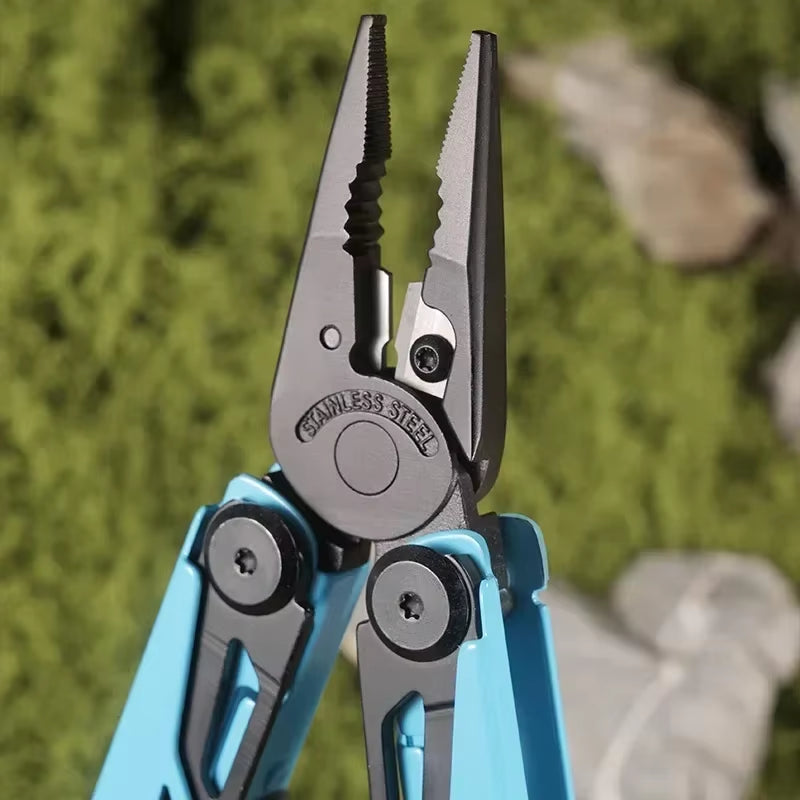 New 2024  Folding Multi Functional Tool Pliers Multi Functional Combination Tool Pliers EDC Outdoor Equipment Swiss Tools