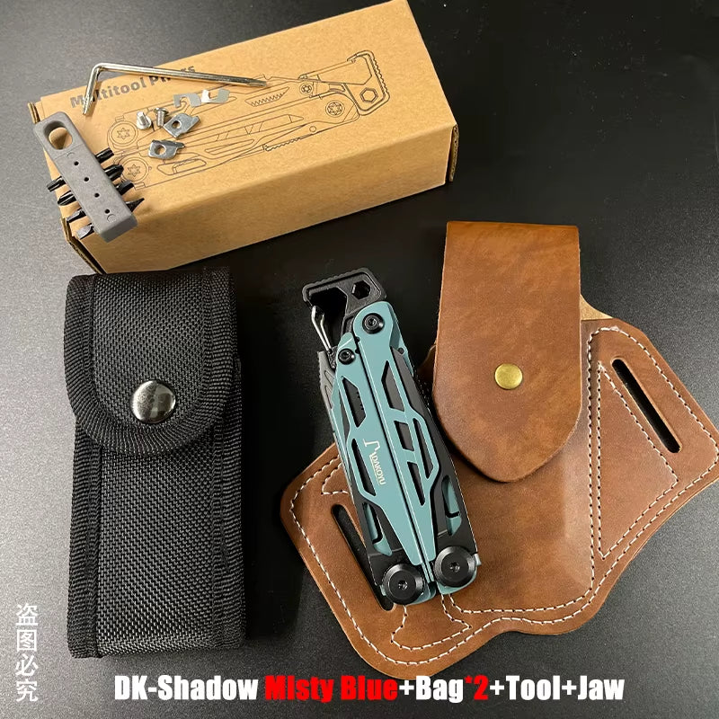 New 2024  Folding Multi Functional Tool Pliers Multi Functional Combination Tool Pliers EDC Outdoor Equipment Swiss Tools