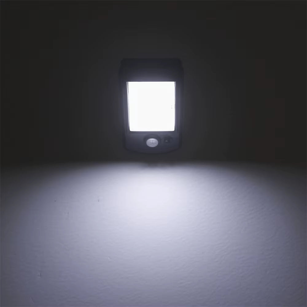 Clip-On LED Solar Light Smart Human Induction Outdoor Garden Light Waterproof Outdoor Lamp for Tent Garage Courtyard High Bright