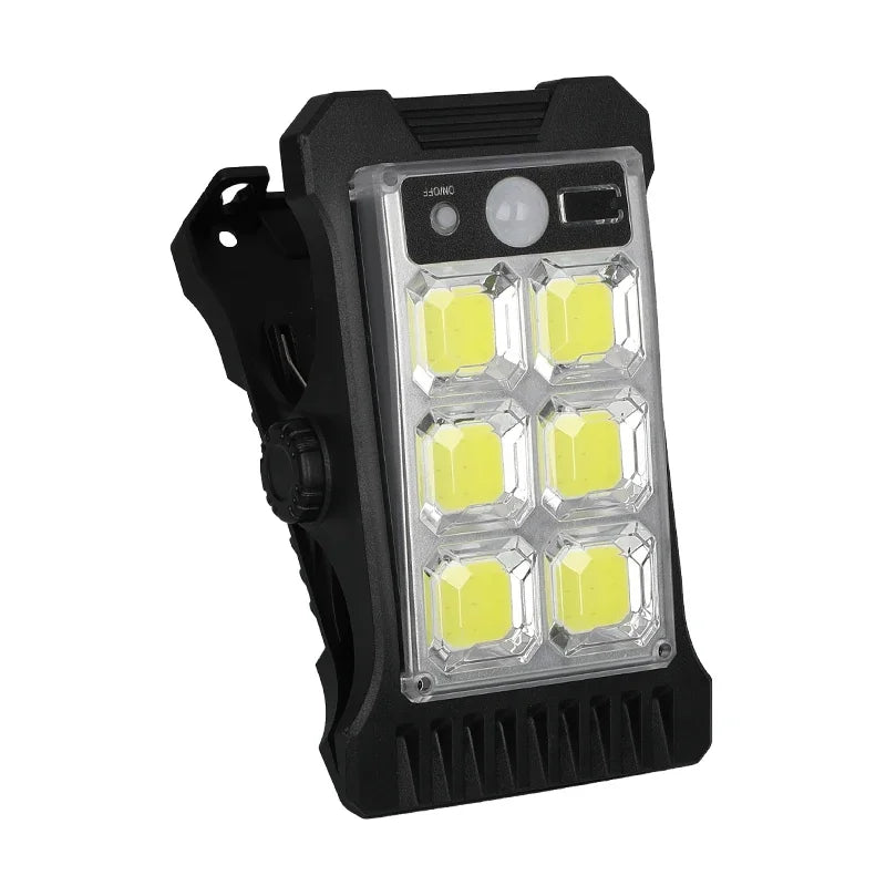 Solar Light with Motion Sensor Warm Light Modes Clip-On Design IPX4 Waterproof Easy Installation for Outdoor Decor Solar Light