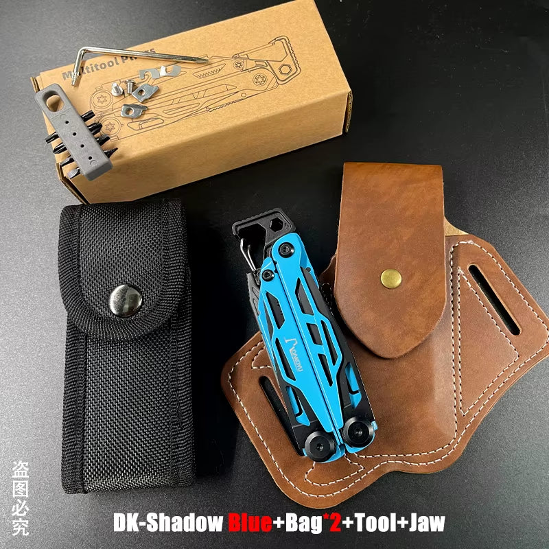 New 2024  Folding Multi Functional Tool Pliers Multi Functional Combination Tool Pliers EDC Outdoor Equipment Swiss Tools