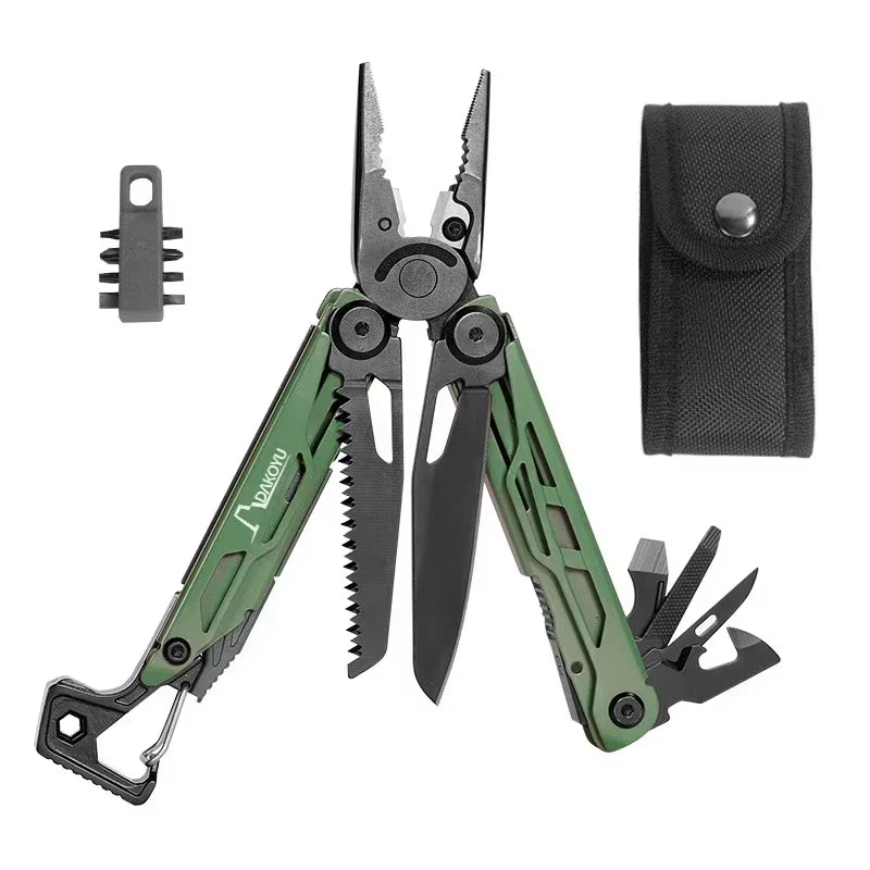 New 2024  Folding Multi Functional Tool Pliers Multi Functional Combination Tool Pliers EDC Outdoor Equipment Swiss Tools