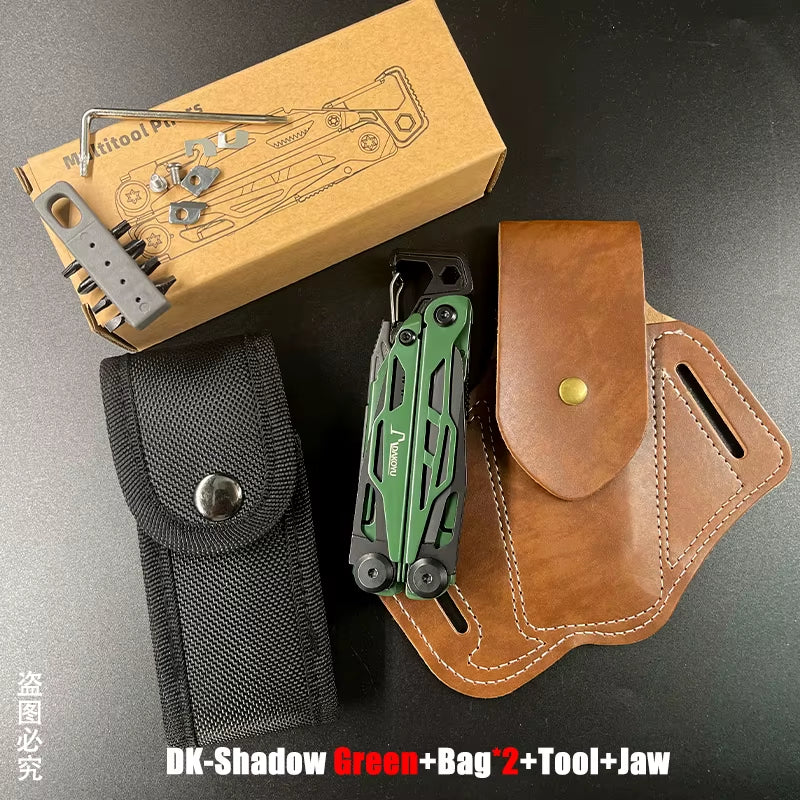 New 2024  Folding Multi Functional Tool Pliers Multi Functional Combination Tool Pliers EDC Outdoor Equipment Swiss Tools