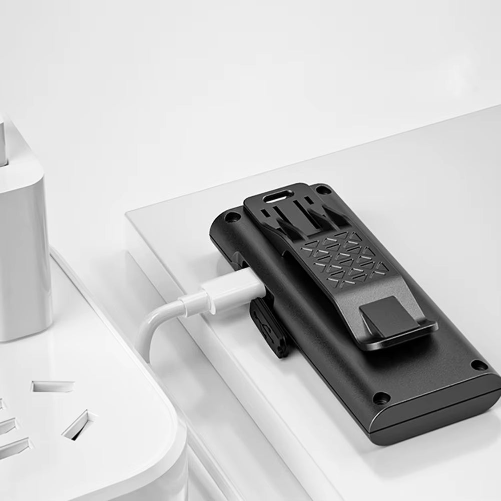 LED Mini Work Light USB Rechargeable Emergency Camping Light Waterproof Super Bright Flashlight for Outdoor Running Hiking