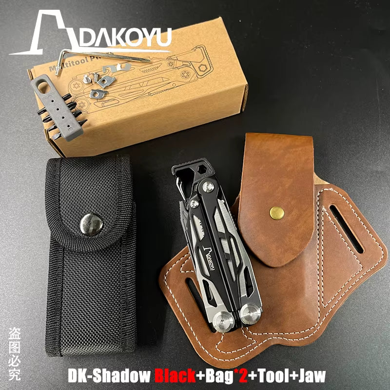 New 2024  Folding Multi Functional Tool Pliers Multi Functional Combination Tool Pliers EDC Outdoor Equipment Swiss Tools