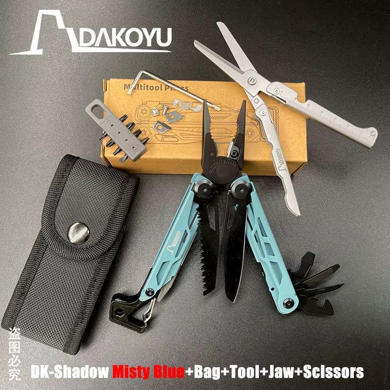 New 2024  Folding Multi Functional Tool Pliers Multi Functional Combination Tool Pliers EDC Outdoor Equipment Swiss Tools